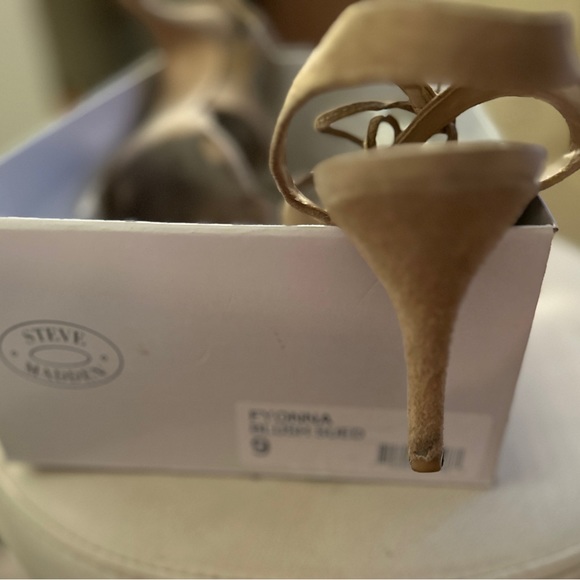 Tan Lace Up Heels - Picture 4 of 4